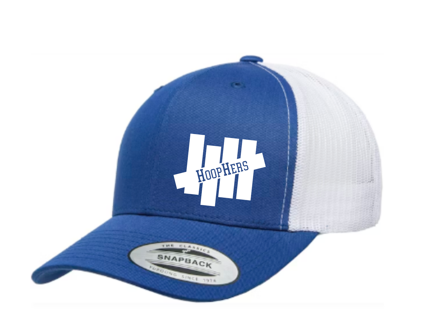 HoopHers Royal Blue Trucker Hat