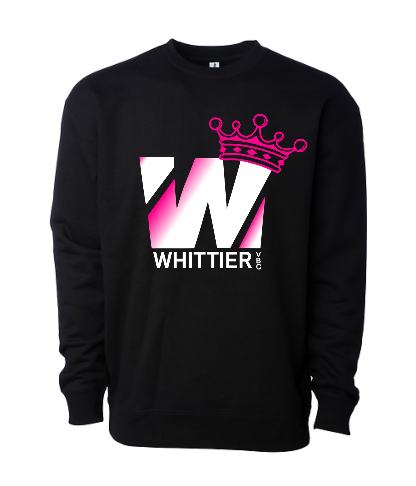 WHITTIER volleyball club crewneck PINK W