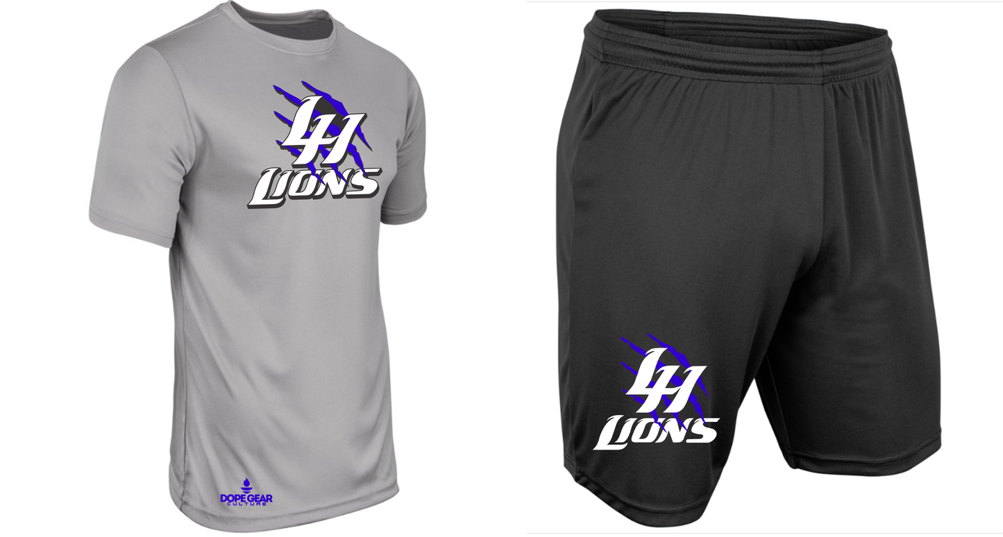 LH LIONS PERFORMANCE small pack. Shirt & shorts ONLY package. order by june 20th