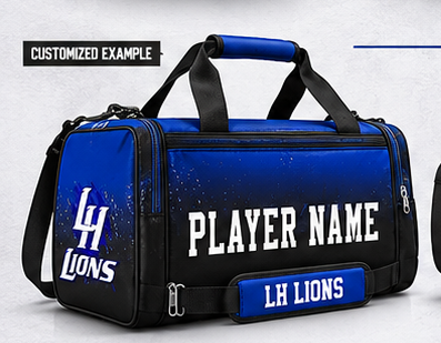 LH LIONS duffle bag