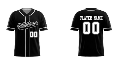 WHITTIER parent baseball jersey PRE-ORDER ONLY BY: JAN. 10TH.