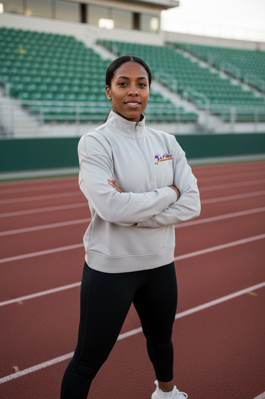 ATWF active performance quarter zip  Women's Crop
