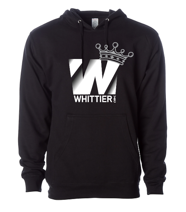 WHITTIER volleyball club Hoodie WHITE W