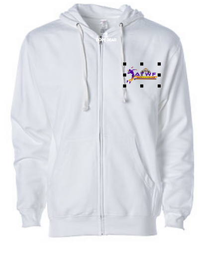 ATWF midweight zip up hoodie