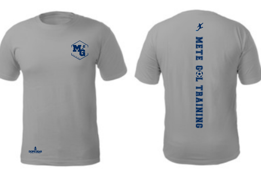 Grey UNISEX Mete Gol training Dry fit athlete T-shirt