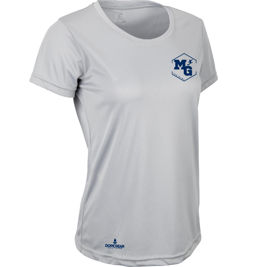Grey WOMEN'S Mete Gol training Dry fit athlete T-shirt
