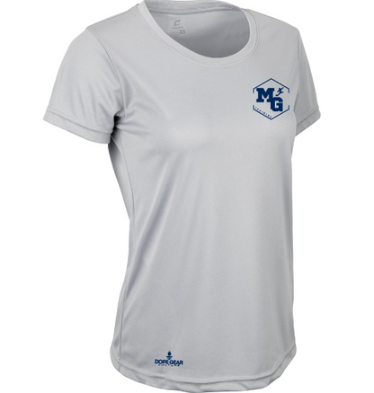 Grey WOMEN'S Mete Gol training Dry fit athlete T-shirt