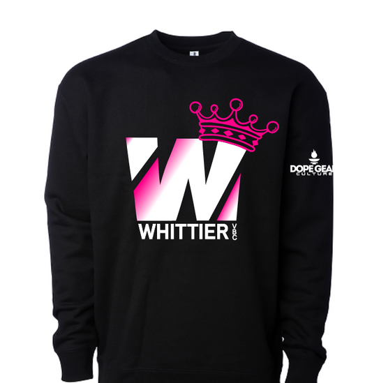 WHITTIER volleyball club crewneck  PINK W