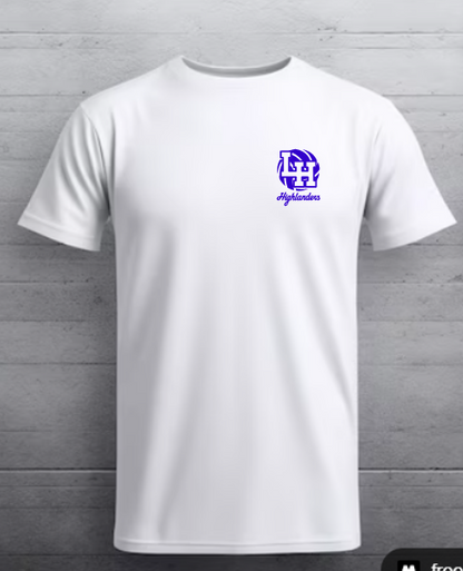 PLAYER tee simple/girls Volleyball /WHITE TEE