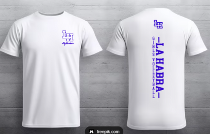 LH Spirit simple Tee(LH GIRLS volleyball volleyball)