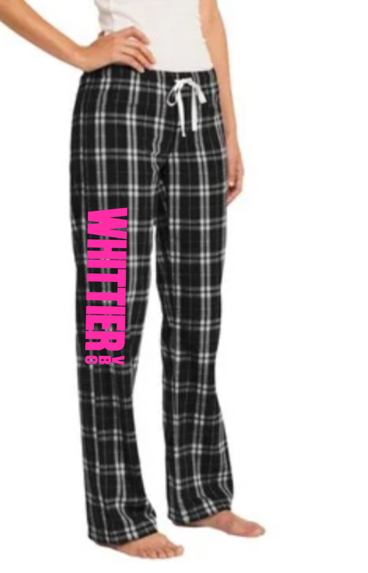 WHITTIER volleyball Club, Flannel PJ's PRE-ORDER by oct. 31st