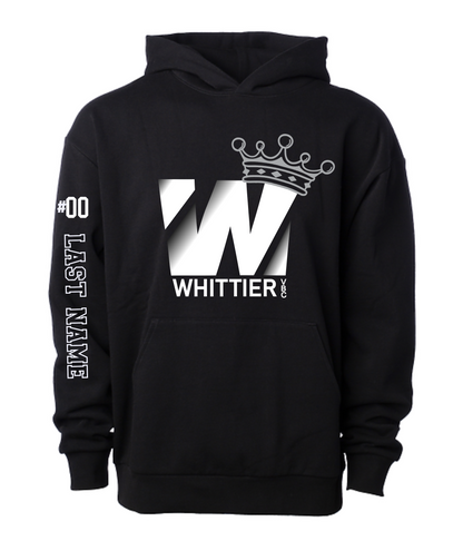 WHITTIER volleyball club Hoodie WHITE W