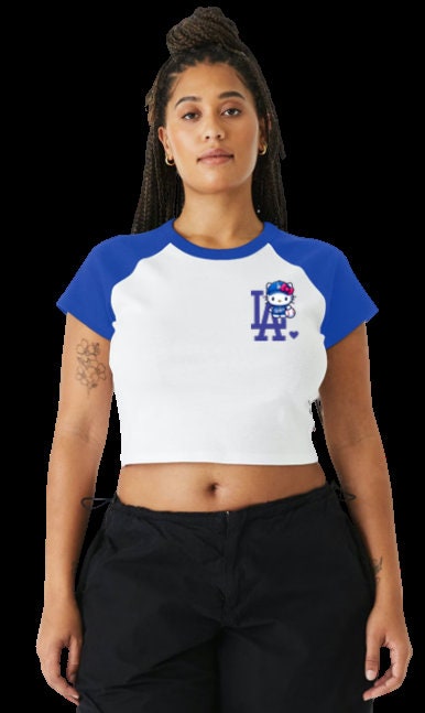 Hello Kitty LA Dodgers t-shirt, baseball
