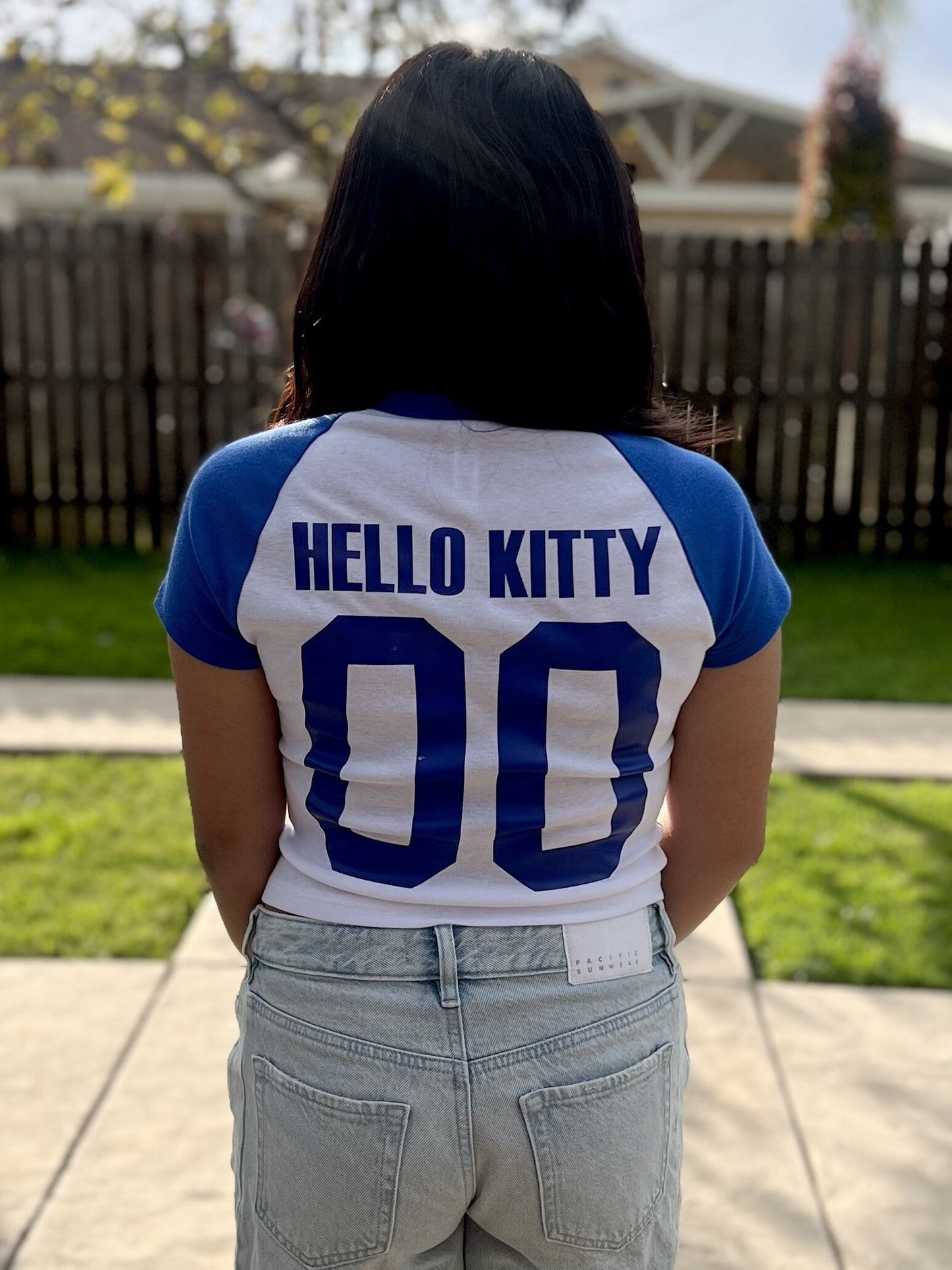 Hello Kitty LA Dodgers t-shirt, baseball