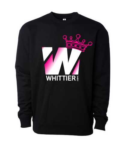 WHITTIER volleyball club crewneck  PINK W