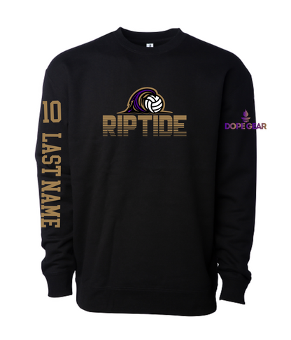 RIPTIDE Volleyball club crewneck