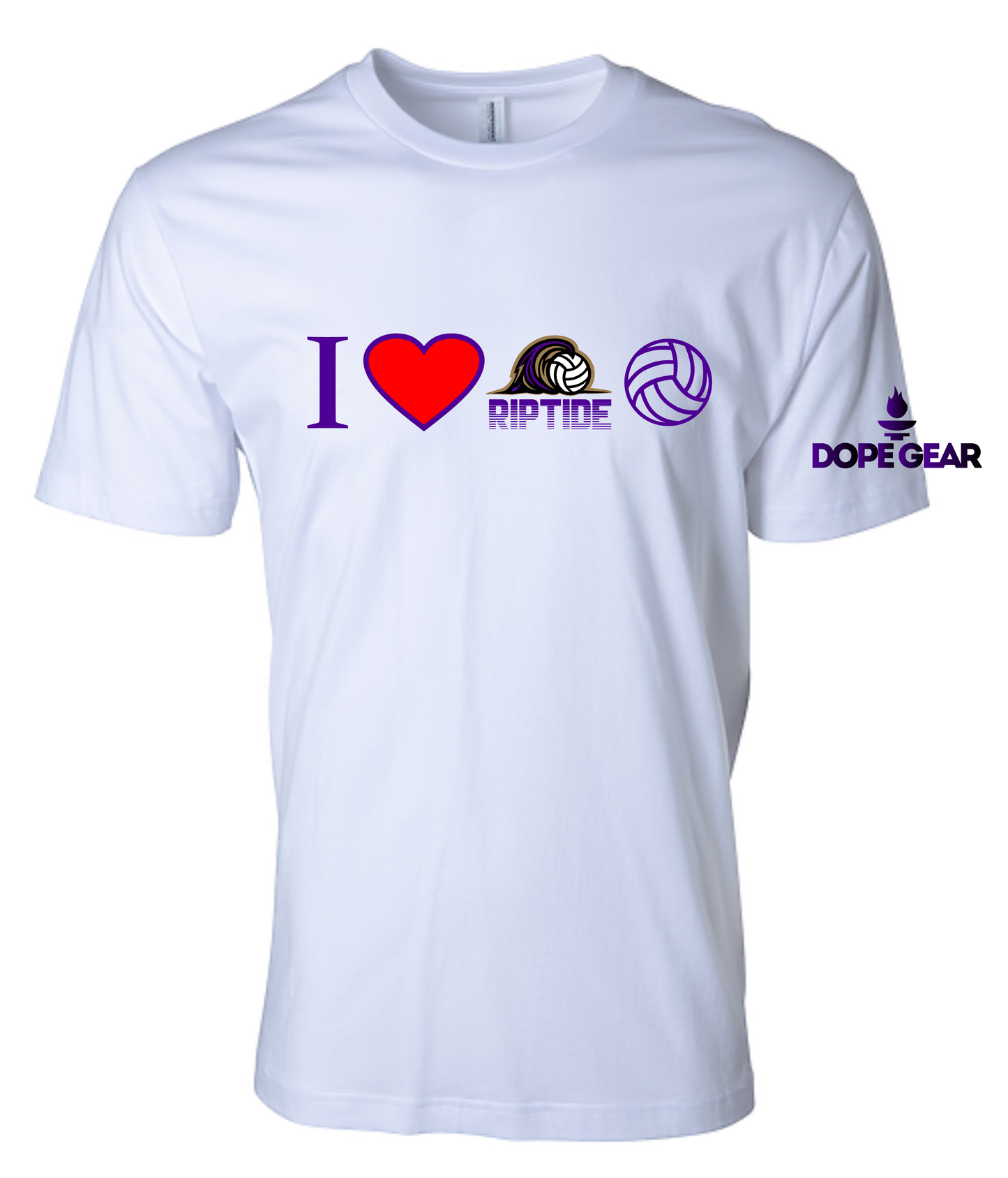 RIPTIDE  I heart riptide volleyball shirt