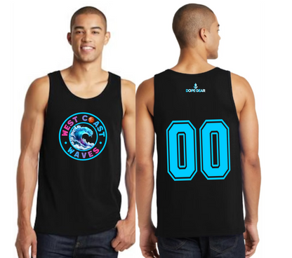 West Coast Waves Unisex tank